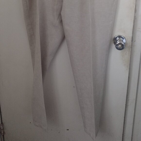 Old Navy Linen-Blend Suit, XL Blazer & Loose Taper Ankle Pants "A Stone's Throw" - Picture 3 of 9